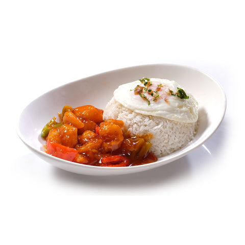 Sweet and Sour Shrimp Rice